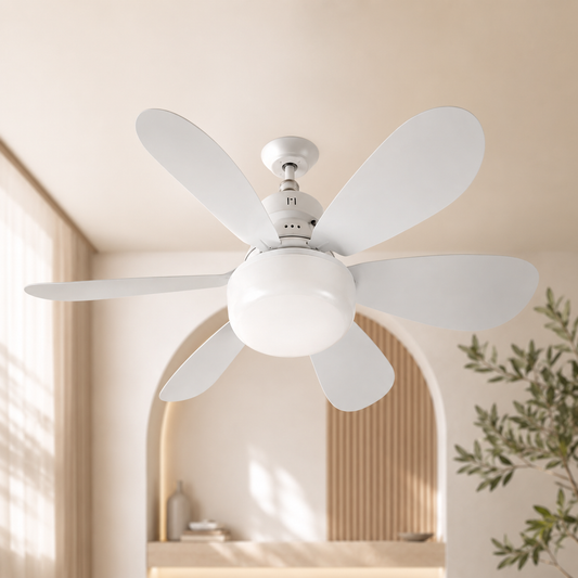 Ventilador de Techo LED con Aspas Retráctiles y Control Remoto