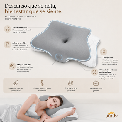 Almohada cervical viscoelástica SunCalm