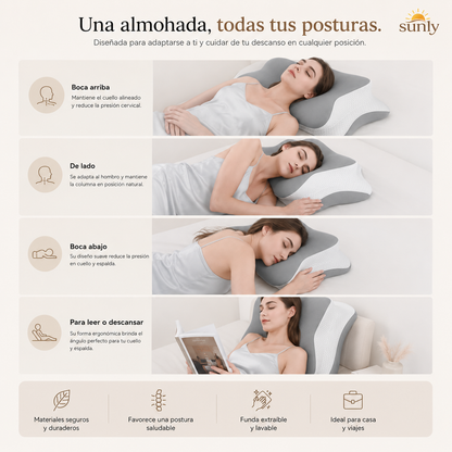 Almohada cervical viscoelástica SunCalm