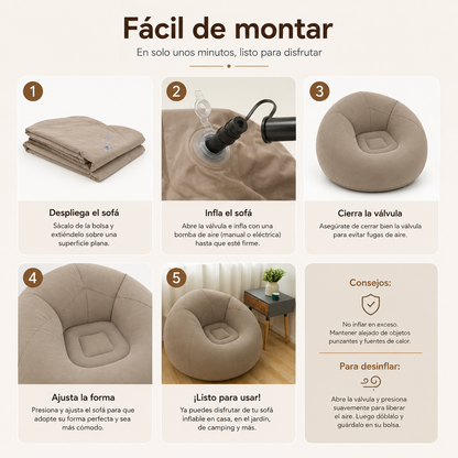Sofá Inflable Sunsofa