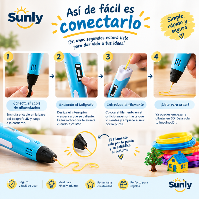 Conecta el bolígrafo