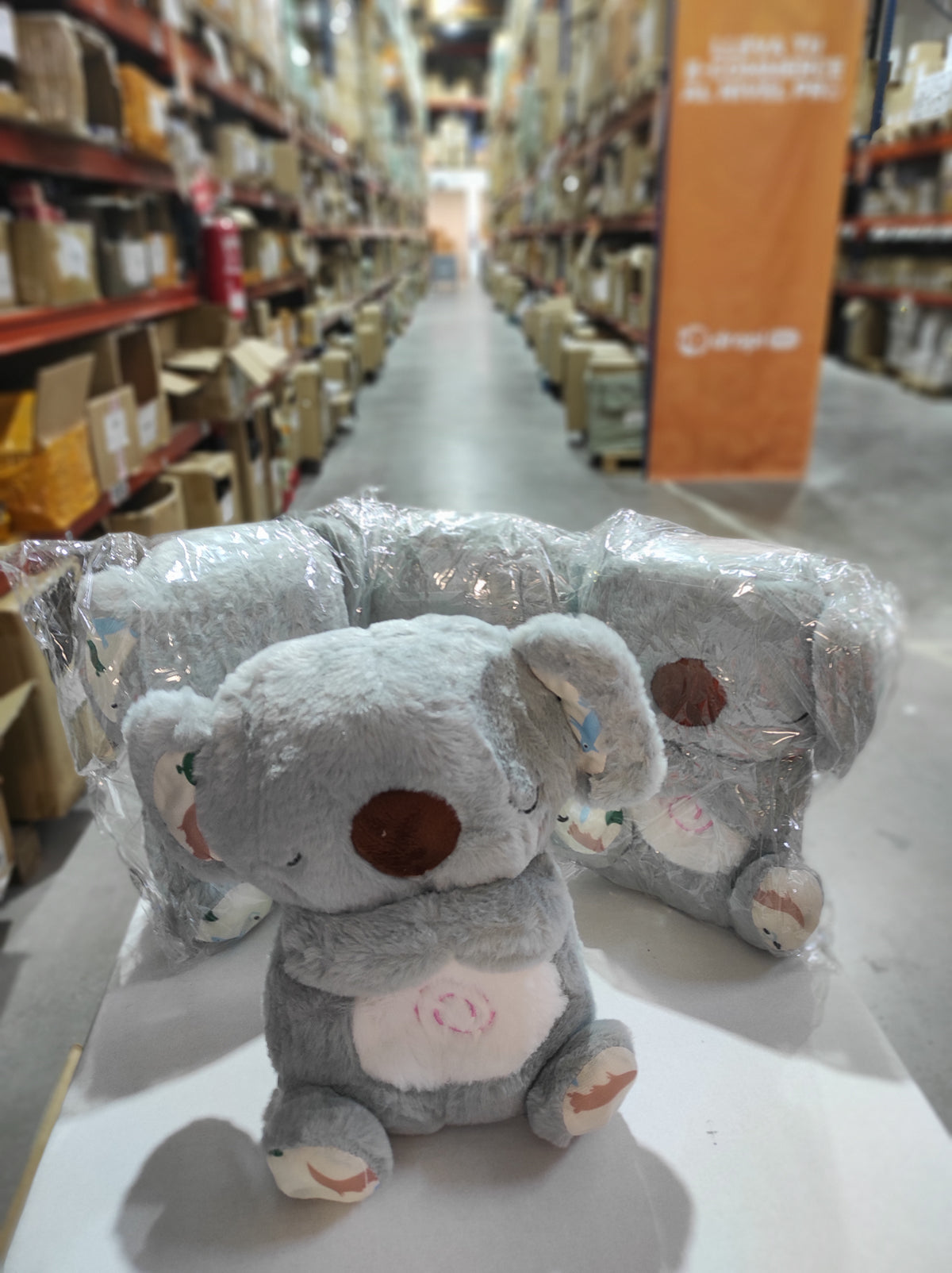 Peluche relajante para bebé que simula respiración (Koala gris) - additional image 2