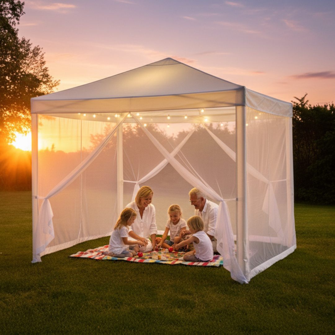 Carpa con mosquitera 360º y protección UV Suntent