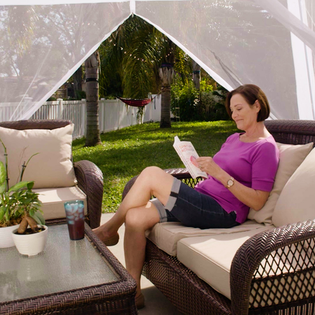 Carpa con mosquitera 360º y protección UV Suntent